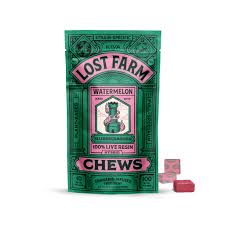 Photograph of product: Lost Farm Watermelon Live Resin Chews