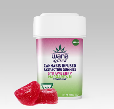 Photograph of product: Strawberry Margarita | 1:1 | Fast Acting | Wana