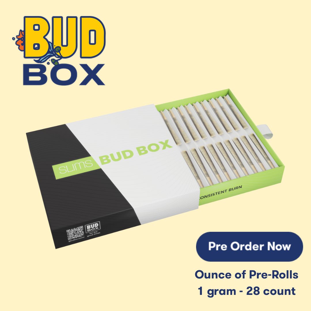 Photograph of product: Bud Box (Sweet Tea) | 1g | 28pk Pre-Roll Box | Slims