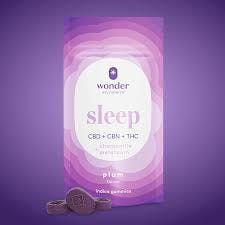 Photograph of product: Wonder Gummies 200mg Sleep 1:1:1 CBD CBN TH-oui Plum and Chamomile