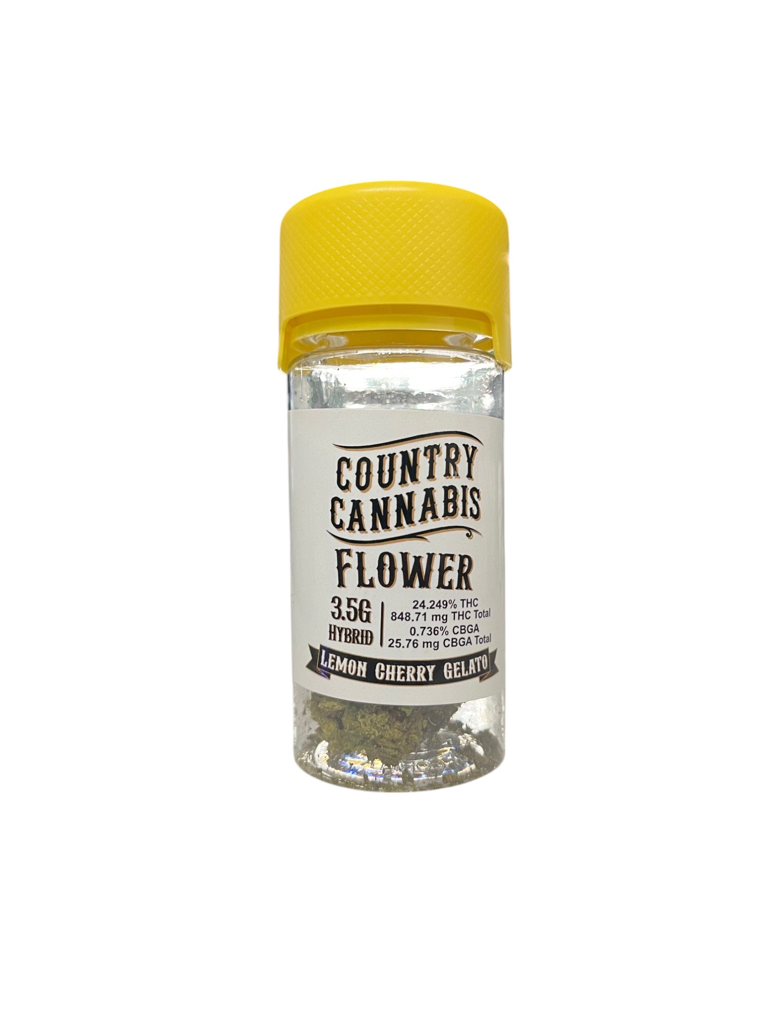 Photograph of Product: Country Cannabis | Lemon Cherry Gelato | Hybrid - 3.5g