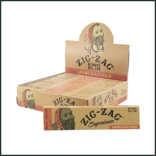Photograph of product: Zig-Zag | Unbleached Rolling Papers | King Size
