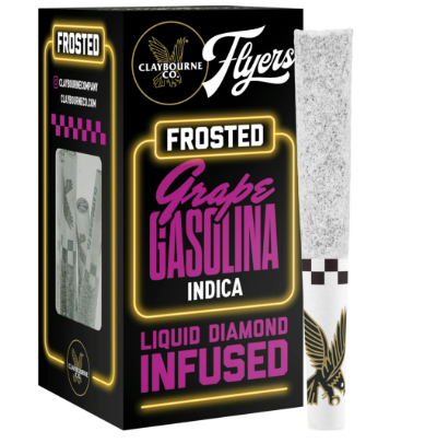 Photograph of product: Frosted Grape Gasolina Infused PreRoll 3pk