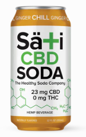 Photograph of product: Sati | Chill Ginger Soda CBD 23mg