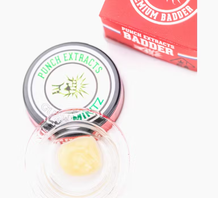 Photograph of product: Punch Extracts - 1g BHO Badder - Gush Mintz