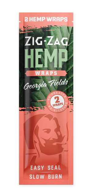 Photograph of product: Wraps | Zig-Zag Hemp | Gerogia Fields