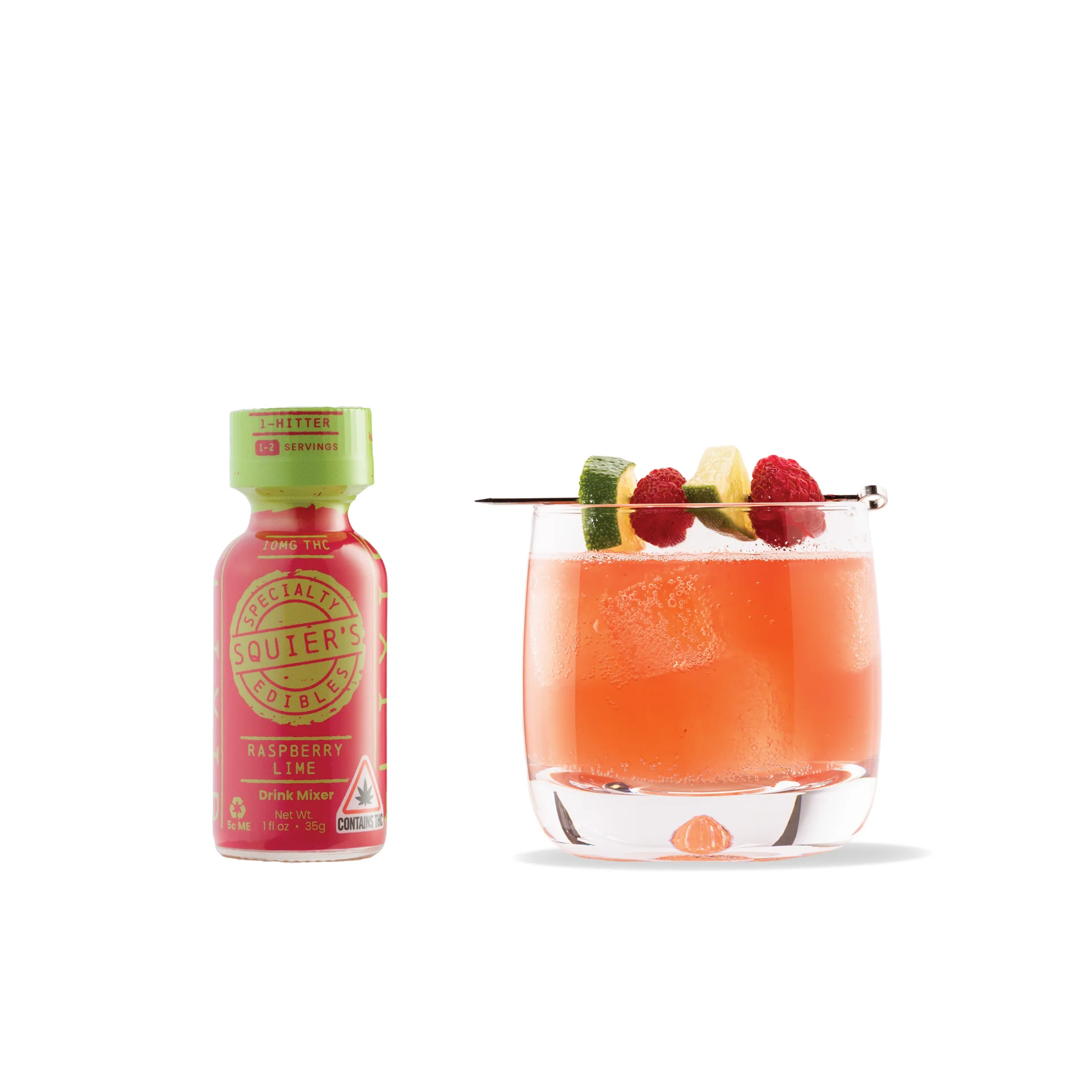 Photograph of product: Raspberry Lime | au chocolat Rosin Drink Mix | 10mg*