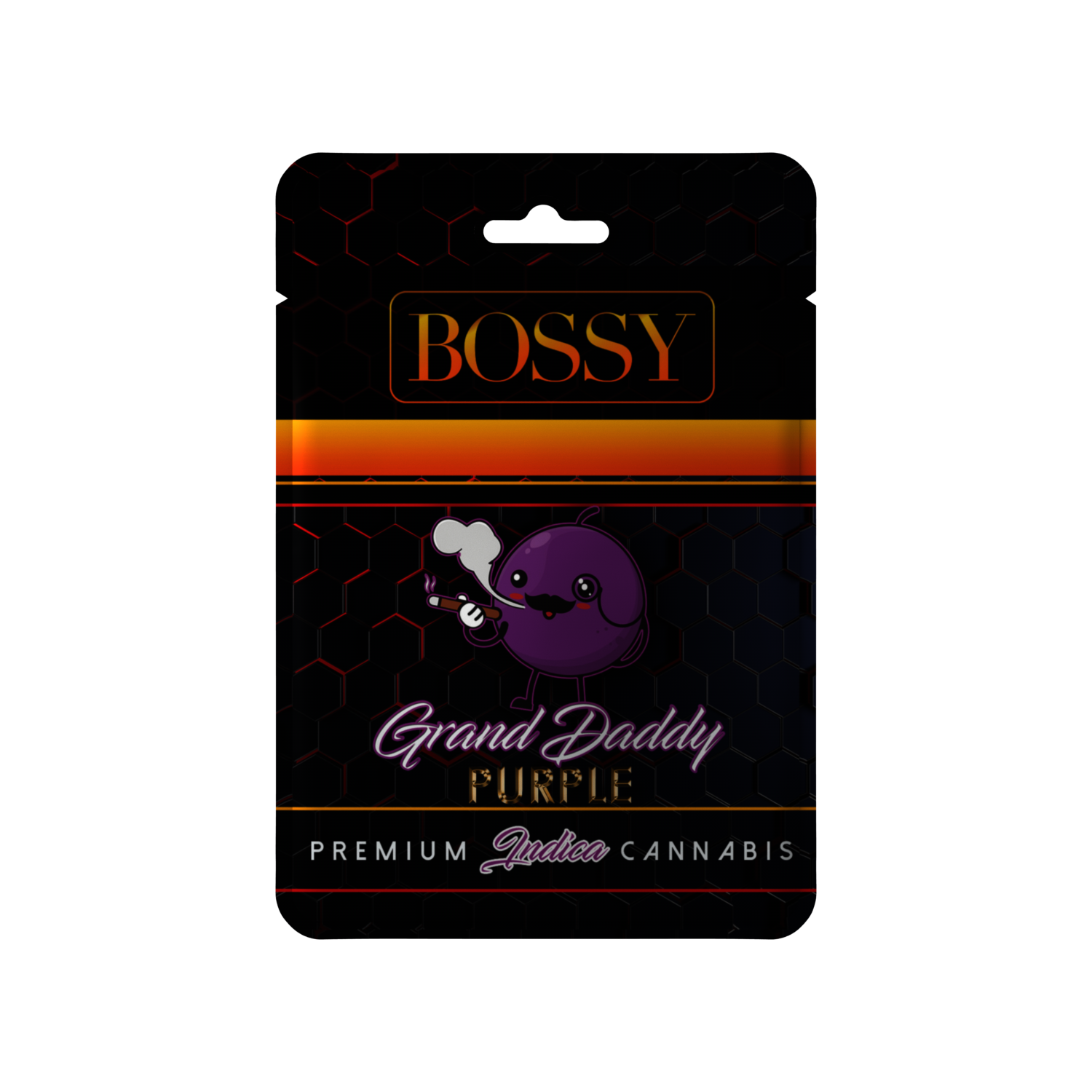 Photograph of Product: Bossy | Grand Daddy Purple Distillate Cartridge | 1g