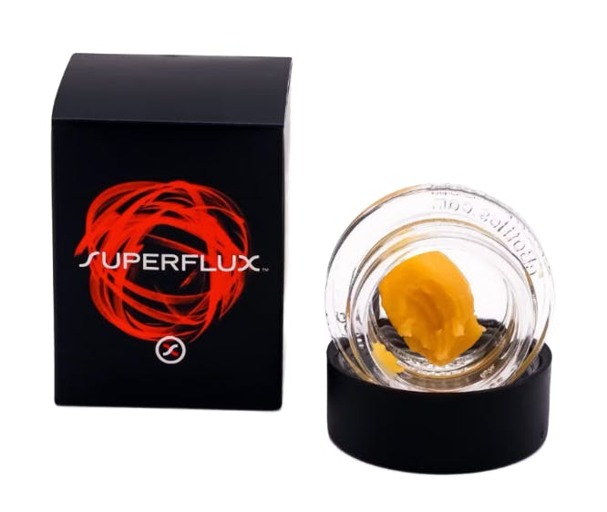 Photograph of product: SUPERFLUX Live Resin Budder 2g: Fried Strawberries