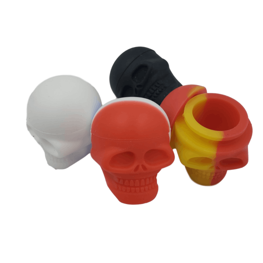 Photograph of product: 3ml Skull Wax Container