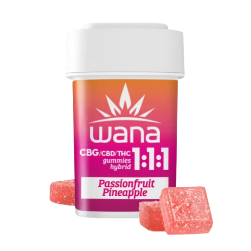 Photograph of product: Passionfruit Pineapple | CBG:CBD:TH-oui | 10mg:10mg:10mg x 10pcs