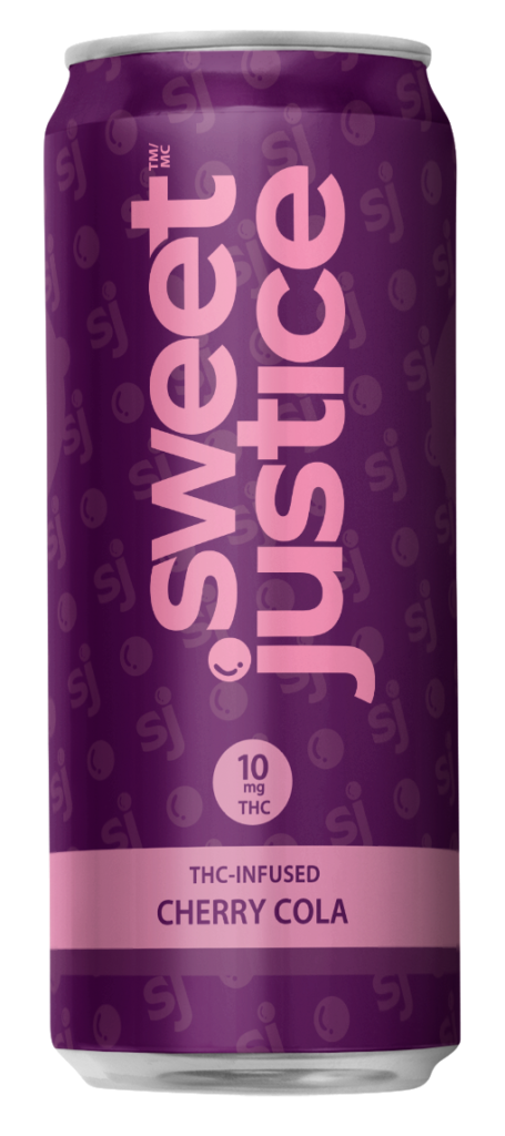 Photograph of product: SWEET JUSTICE | CHERRY COLA | BEVERAGE | 10MG
