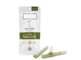 Photograph of product: INFUSED PREROLL (CRUSHED DIAMONDS) - 3PK - Oui'd - SWEET FIRE OG