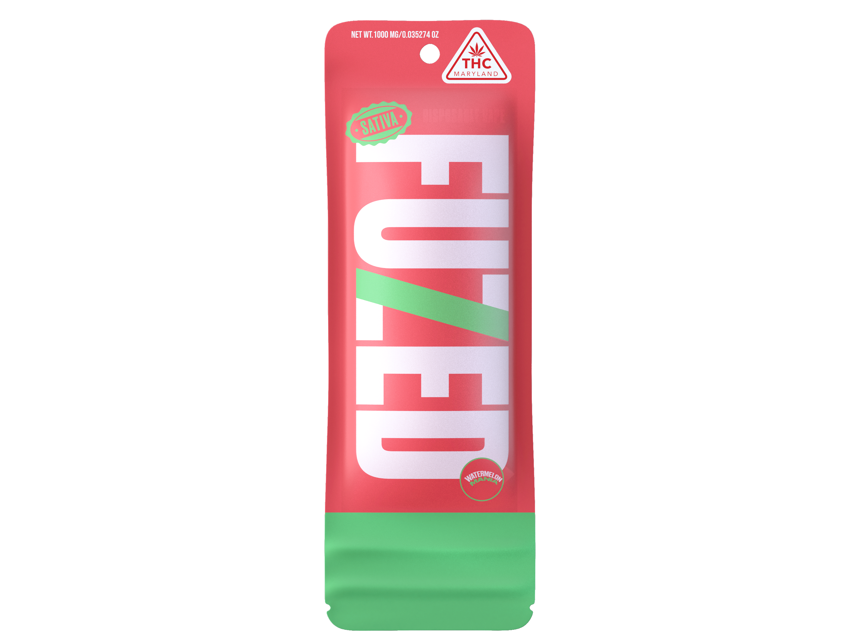 Photograph of product: Fuzed - Watermelon Disposable (1g)
