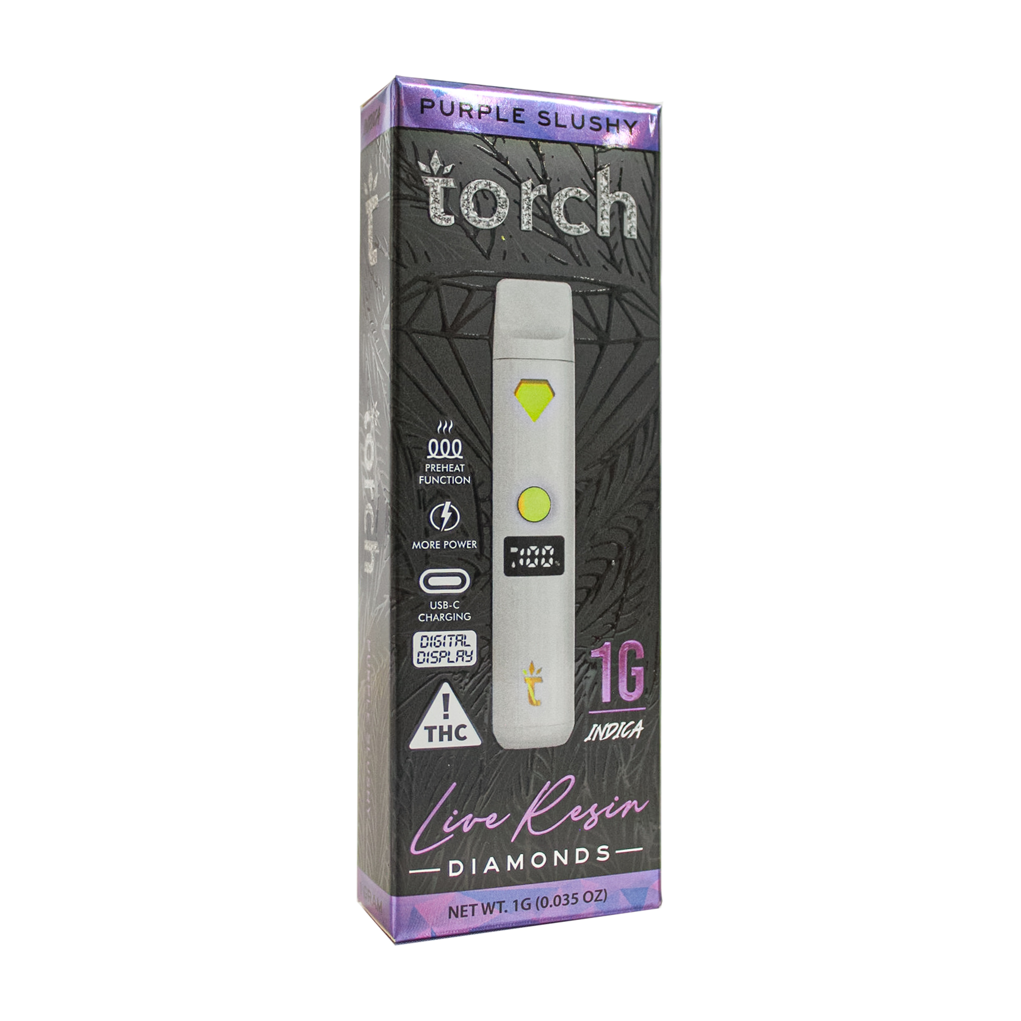 Photograph of product: Torch Purple Slushy Live Resin Disposable