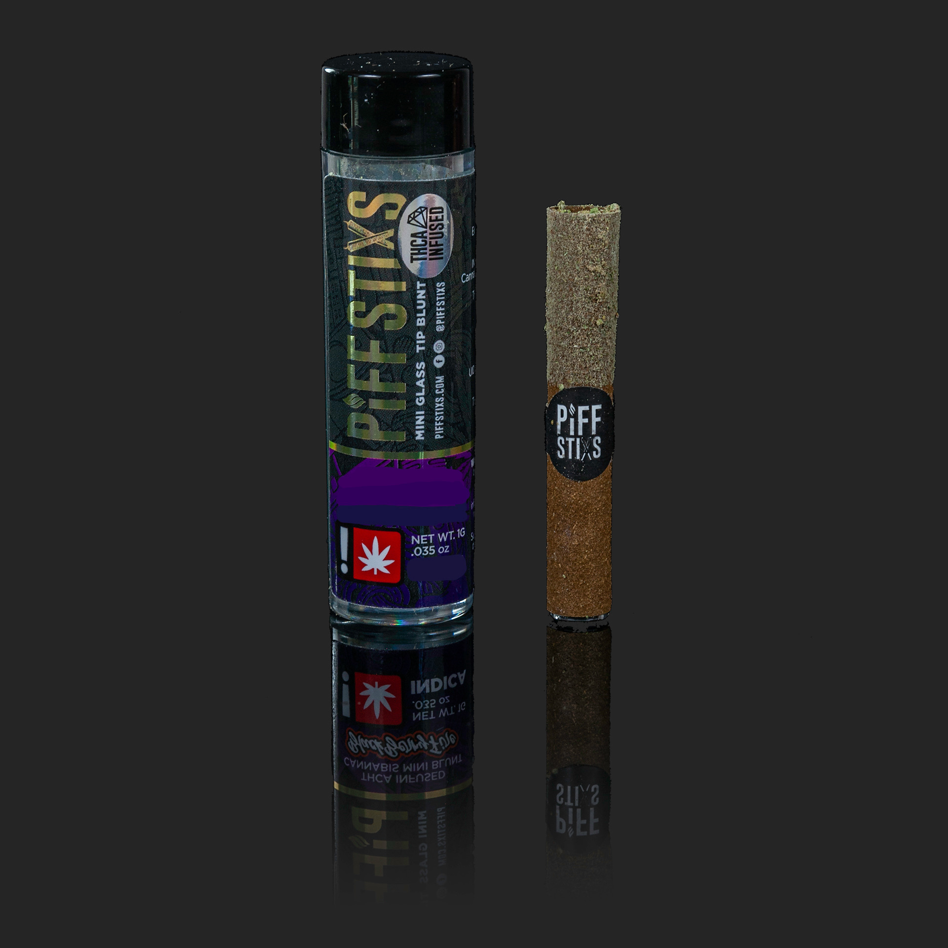 Photograph of product: TH-ouiA Infused Mini Blunt | Blue Dream | 1g