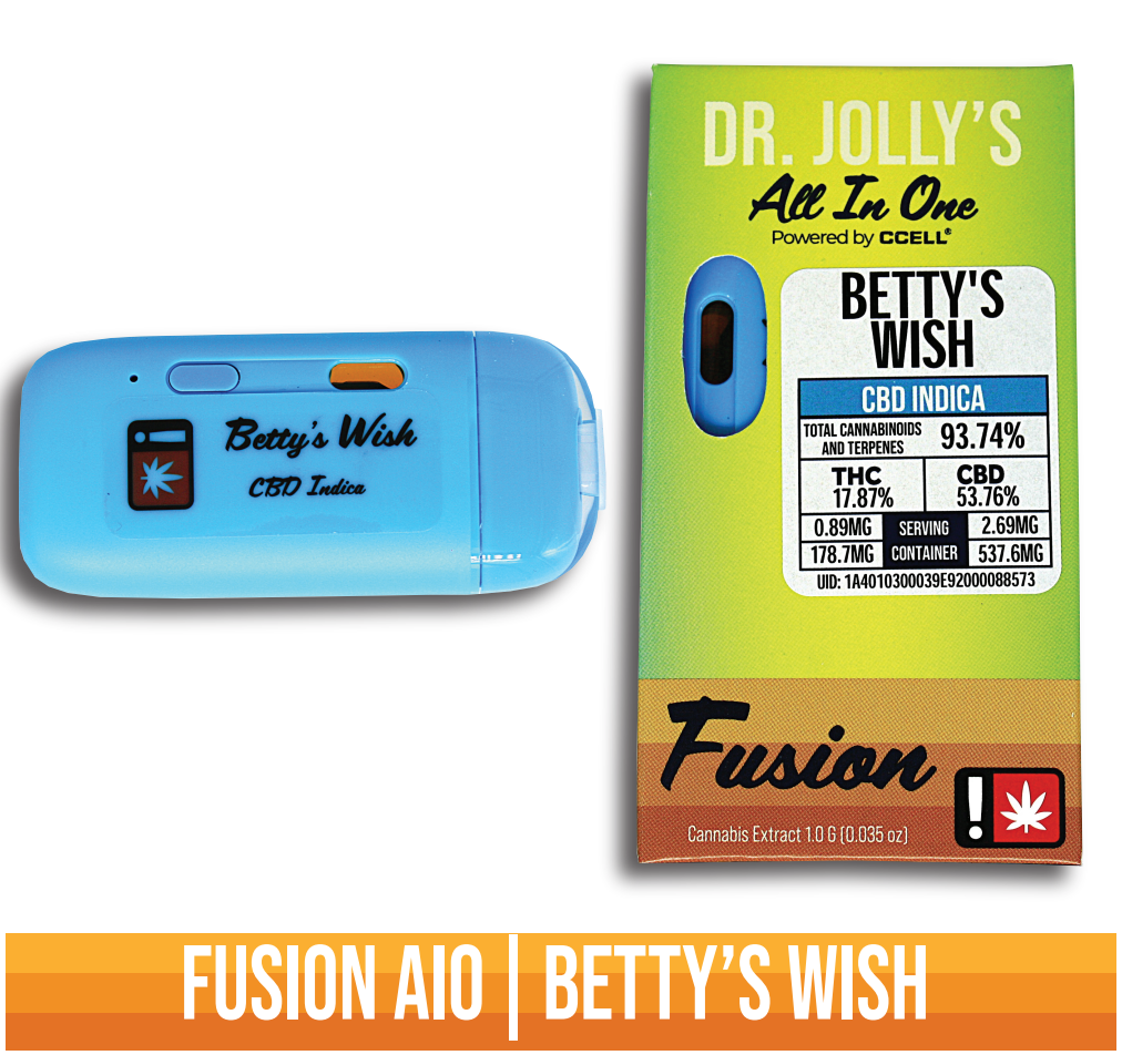 Photograph of product: 3:1 Betty's Wish Fusion Disposable | 1g