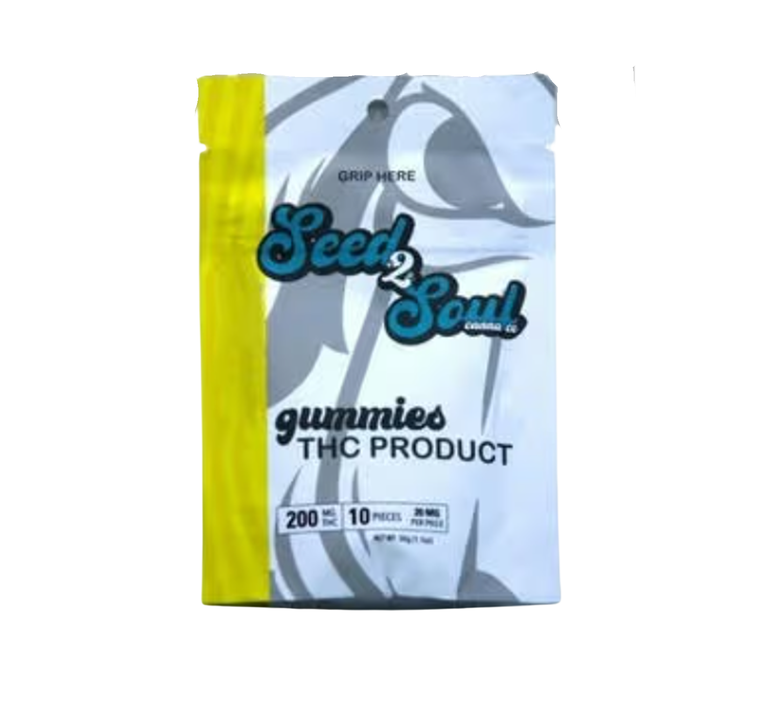 Photograph of product: SEED 2 SOUL | STRAWBERRY | GUMMIES | 200MG