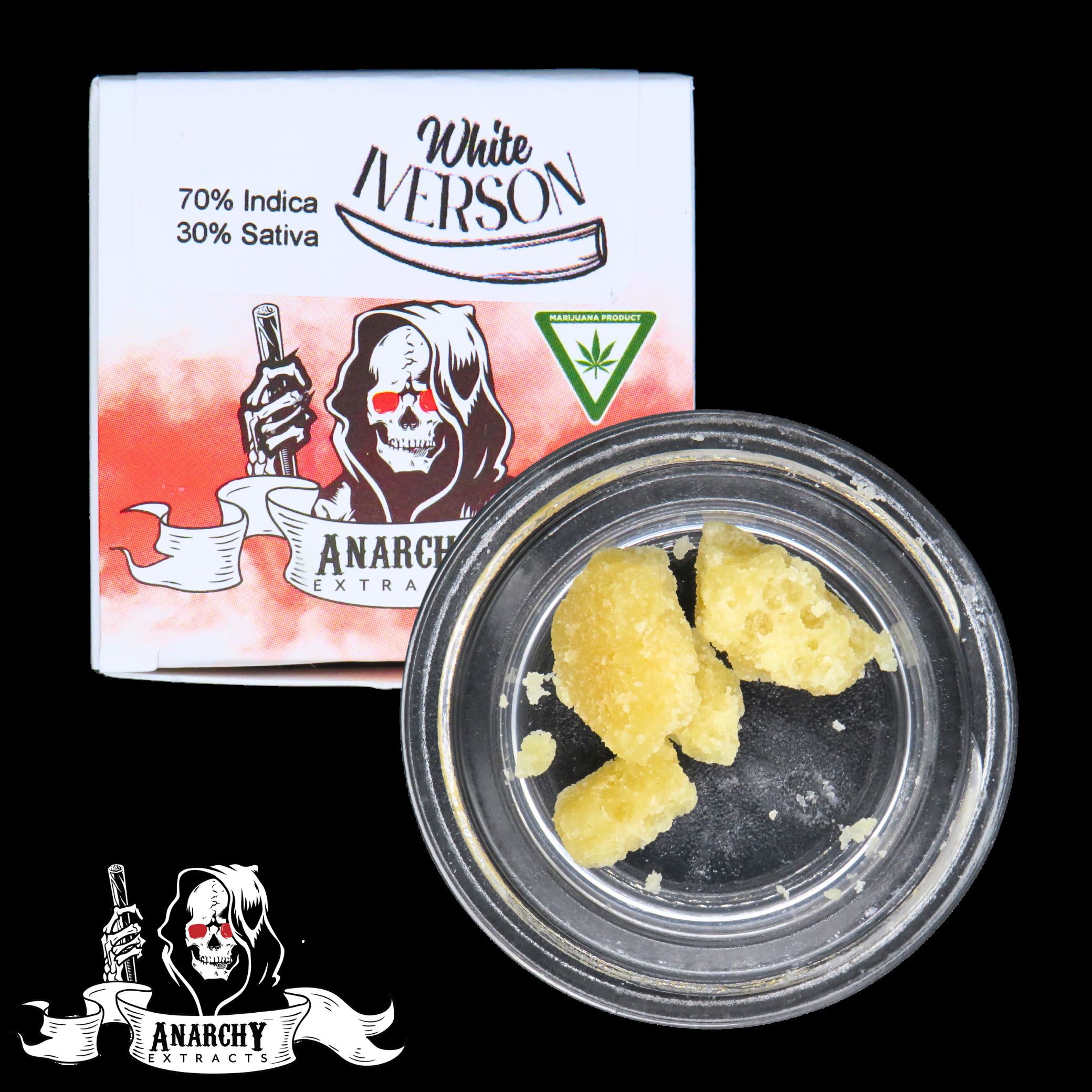 Photograph of product: White Iverson 1g Sugar