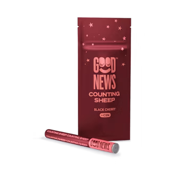 Photograph of product: Black Cherry Counting Sheep Disposable Vape | 0.5g
