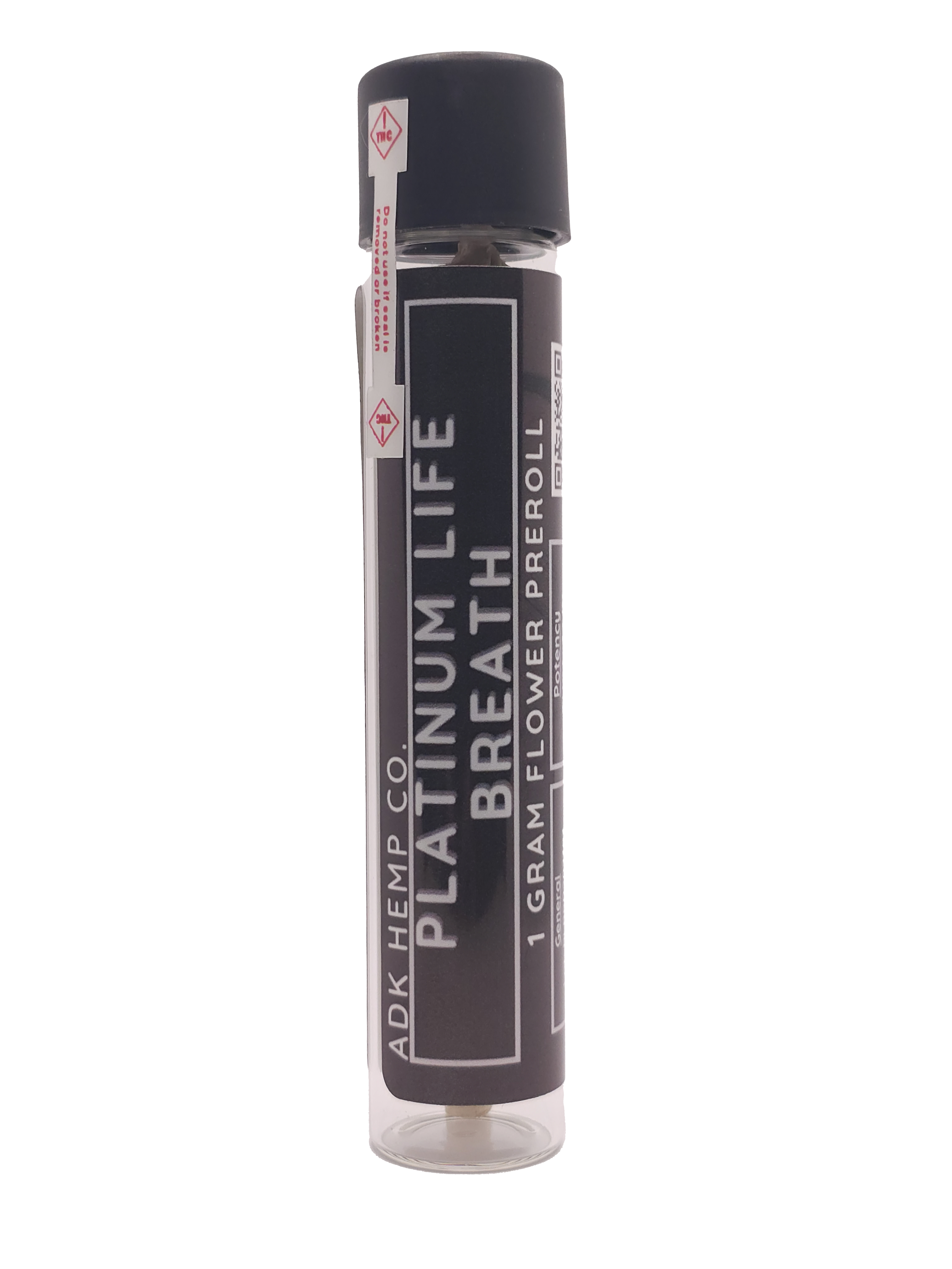 Photograph of product: ADK Hemp Co Platinum Life Breath Pre-Roll