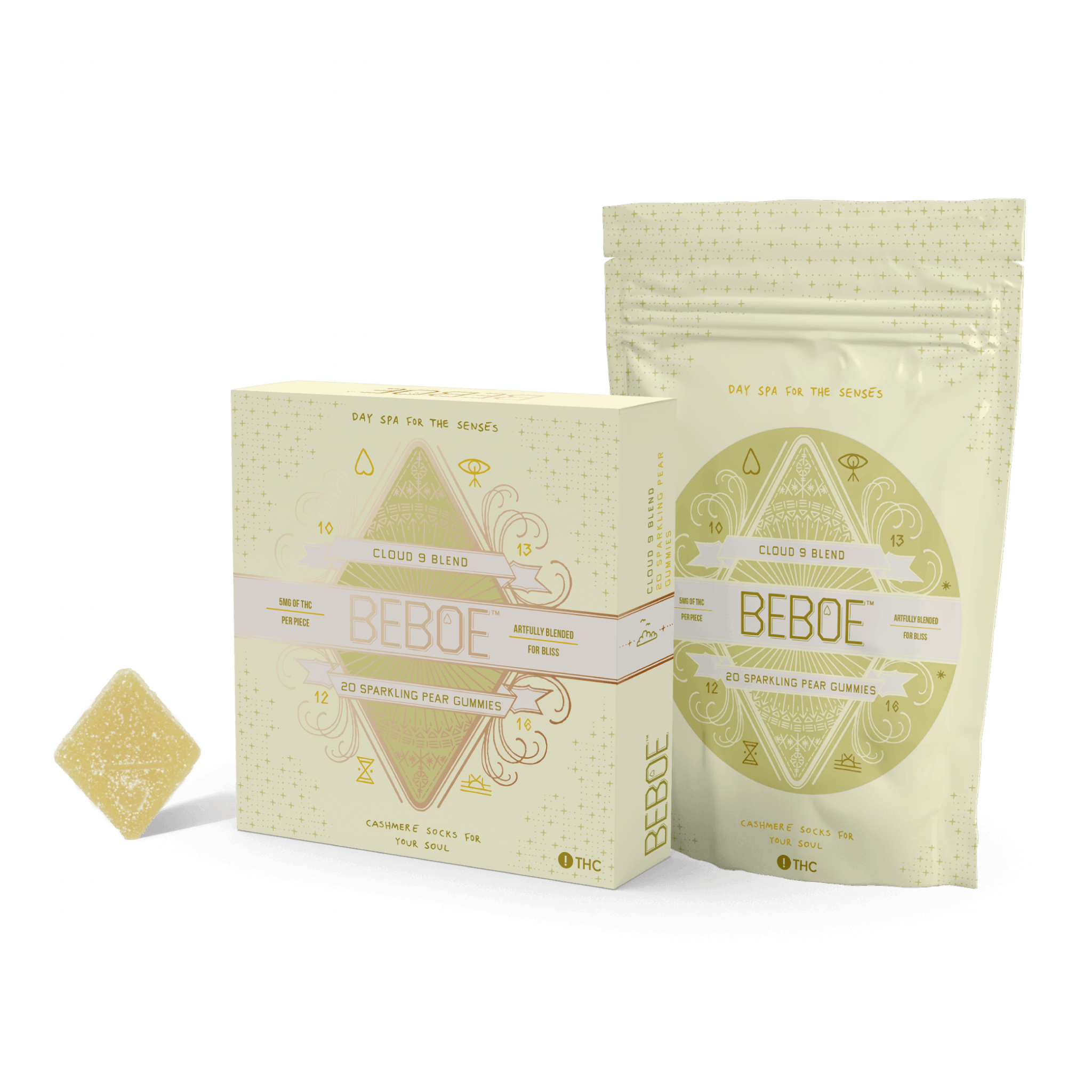 Photograph of product: SPARKLING PEAR | 1:1 TH-oui:CBG | 20 PACK