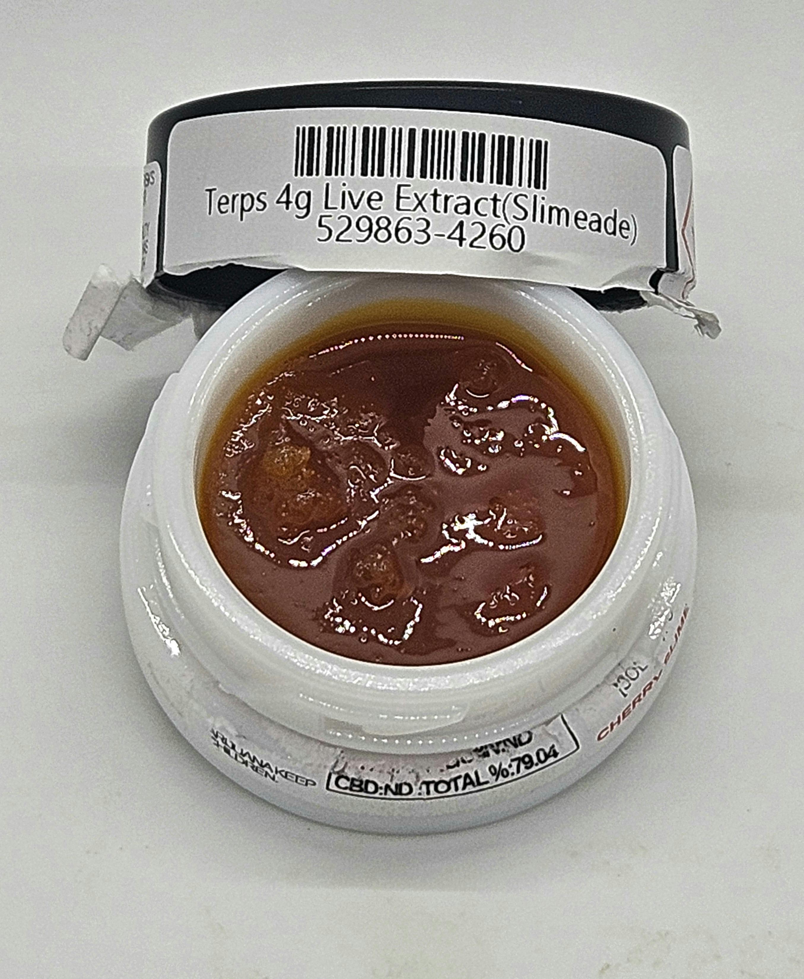 Photograph of product: Clutch Live Resin 4g | Slimeade