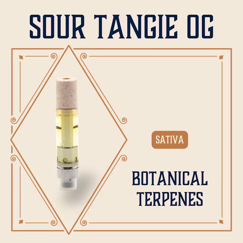 Photograph of product: Elevate Sour Tangie OG Botanical Cart | 1g