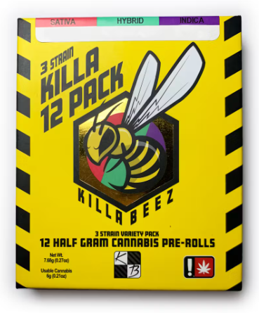 Photograph of product: Killa Beez // 12pk Multi Pack