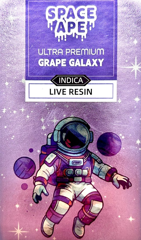 Photograph of product: Grape Galaxy - Live Resin - Disposable