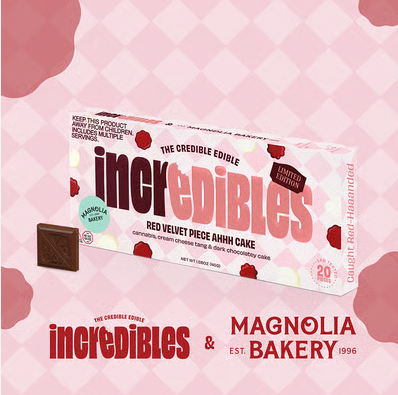 Photograph of product: Red Velvet Piece Ahhh Cake 1:1 | Chocolate | 100mg