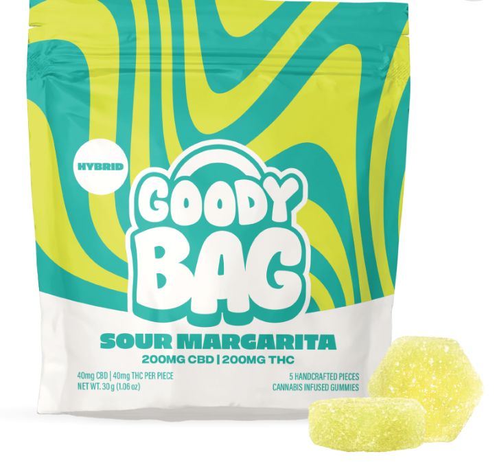 Photograph of Product: Sour Margarita | 200MG THC:CBD Gummies | 3 For $10