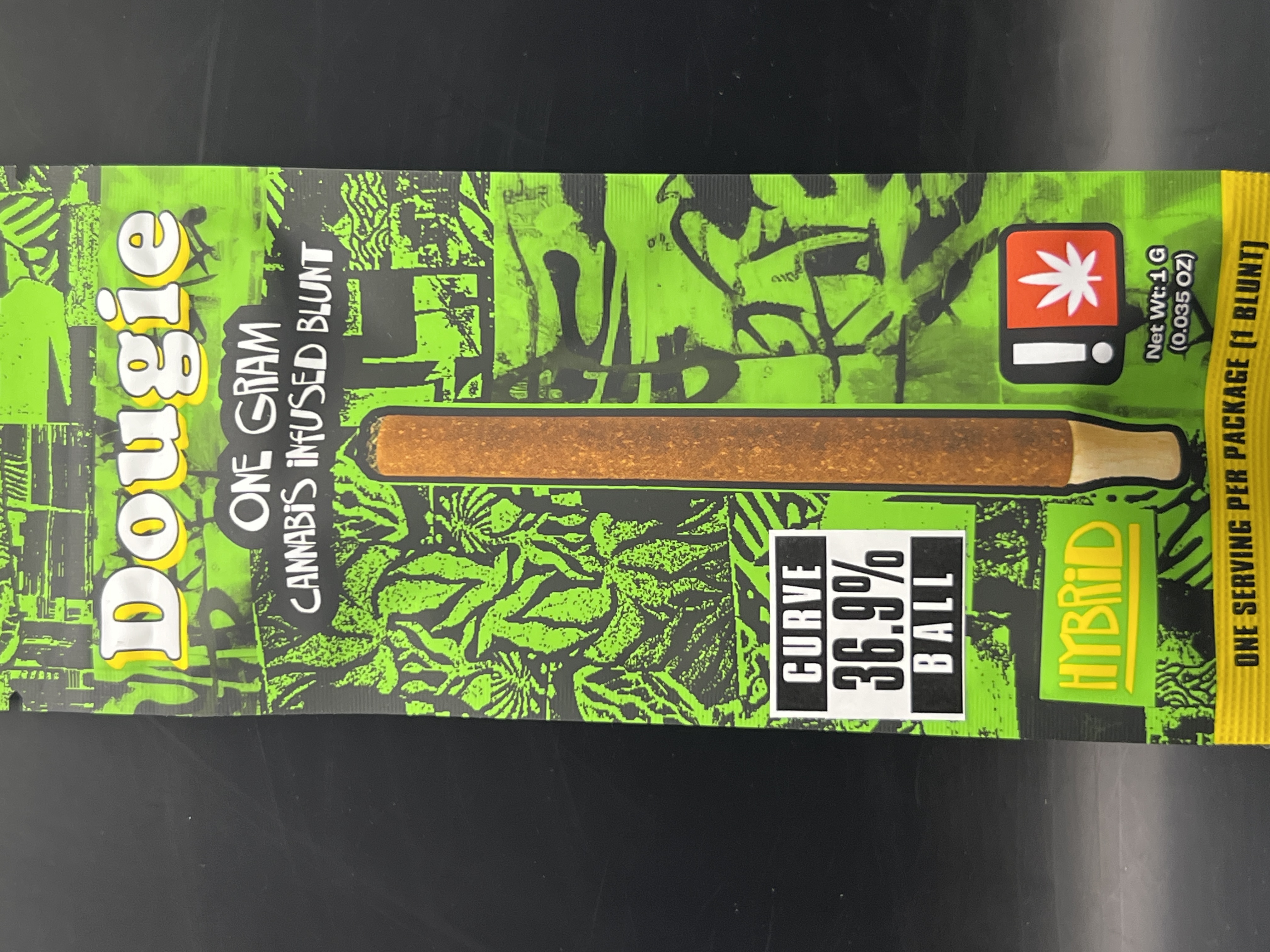 Photograph of product: Dougie Curve Ball Infused Blunt