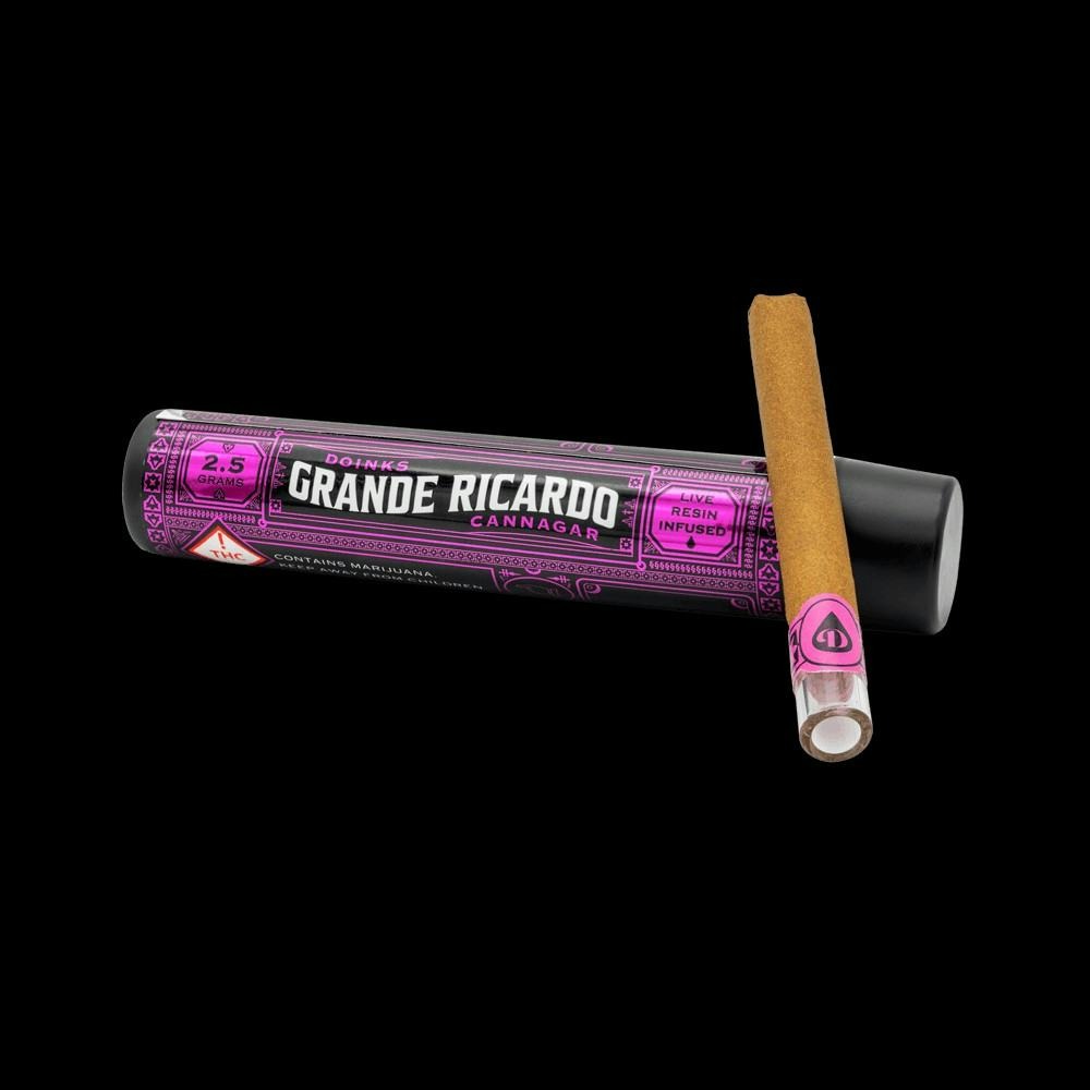 Photograph of product: Grande Ricardo - Orange Push Pop Live Resin [Infused] - Blunt - 2.5g