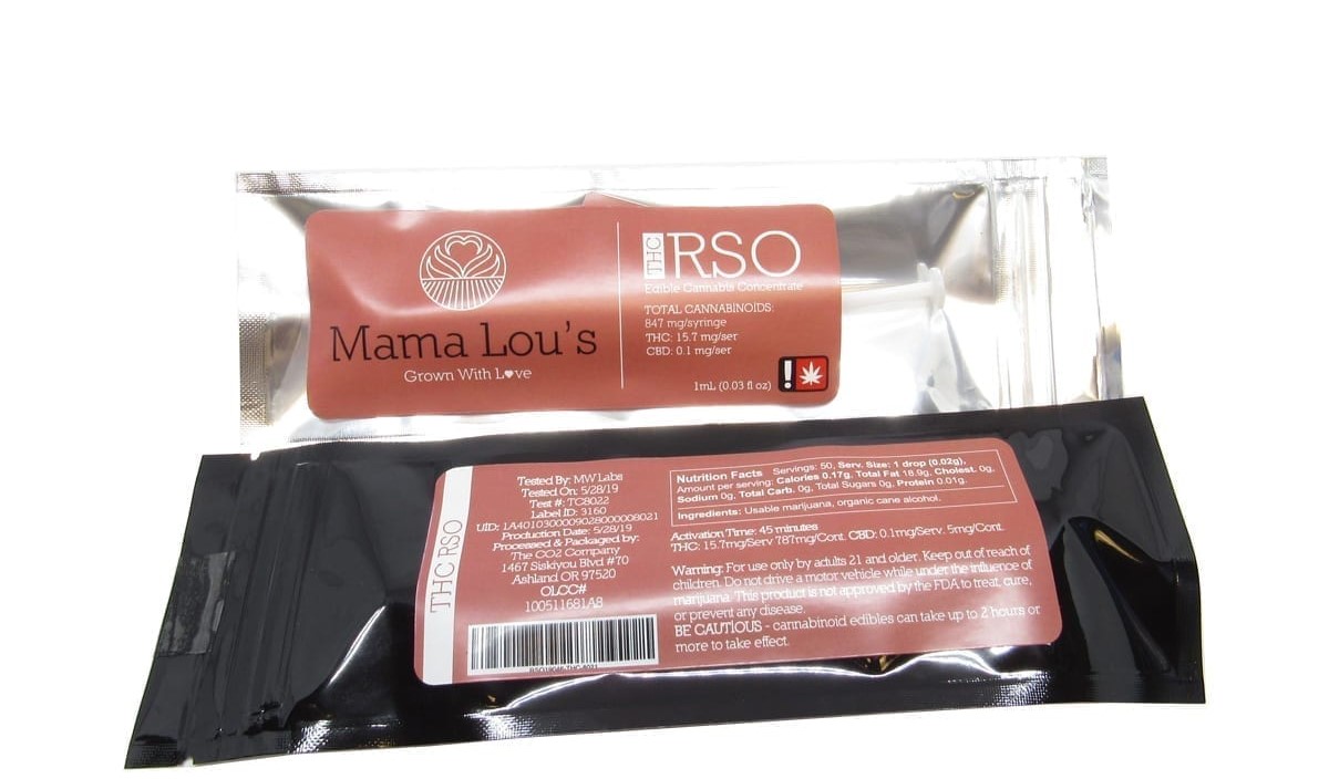 Photograph of product: Mama Lou's RSO TH-oui