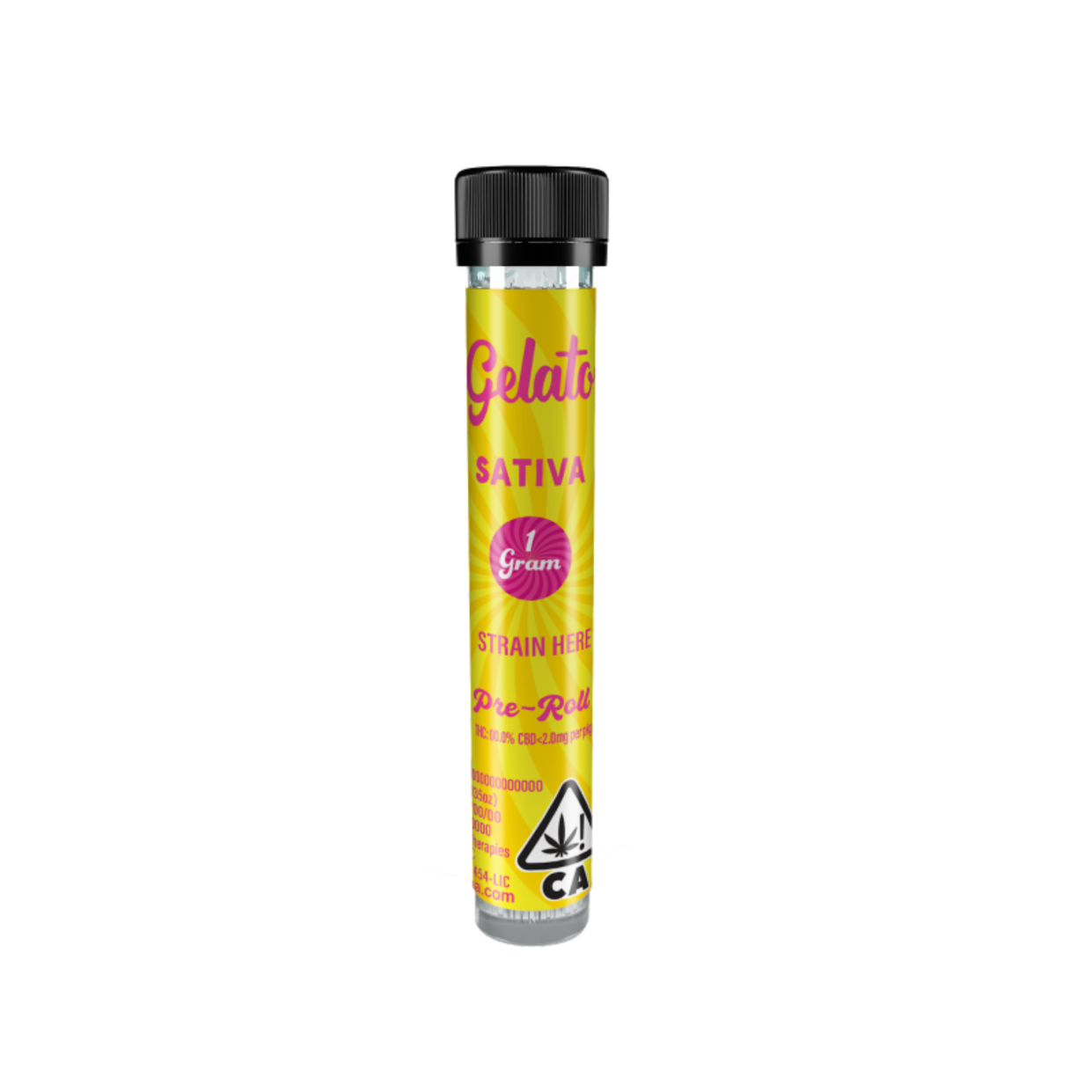 Photograph of product: Strawberry Cough 1g Pre-roll