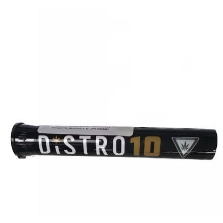 Photograph of product: Distro 10 | Black Ice | 1g Pre-roll