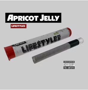 Photograph of product: Apricot Jelly | LifeStylez | Glass Tip Pre-roll