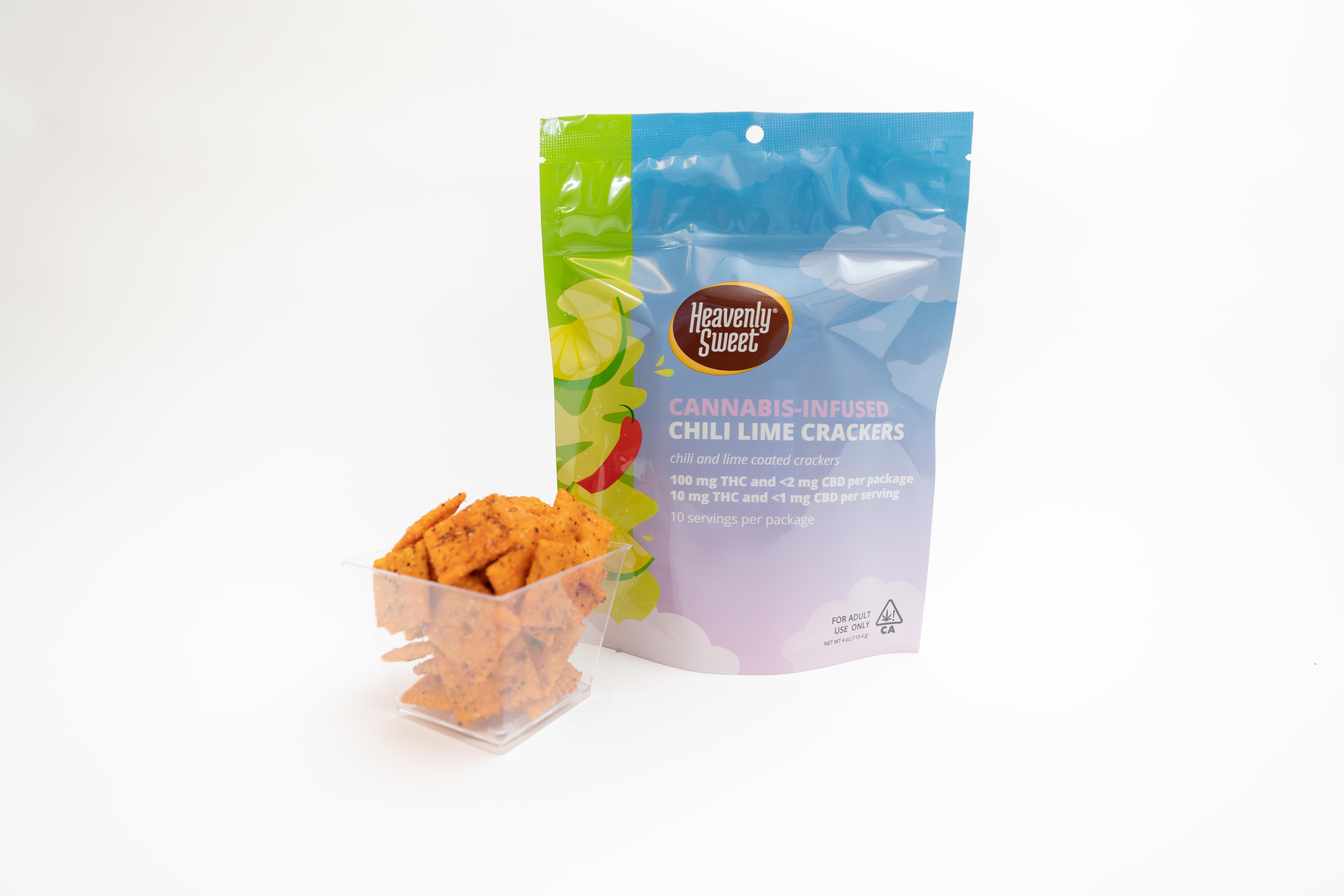 Photograph of product: Chili Lime Crackers - 100mg