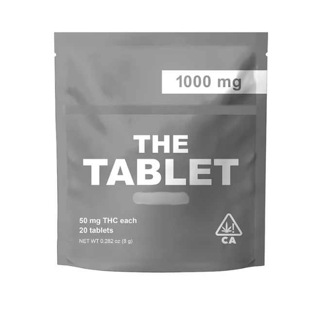 Photograph of product: 20CT- 50MG- THE TABLET- Oui'd