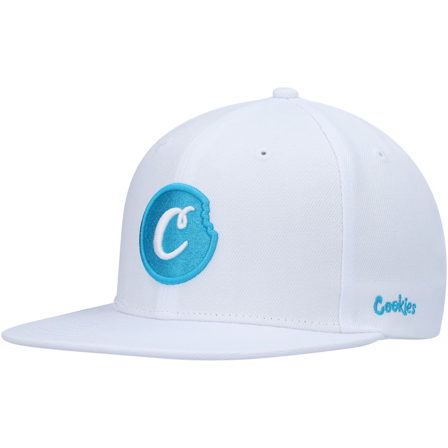 Photograph of product: COOKIES C-Bite Twill Snapback - White