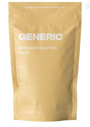 Photograph of product: Generic | Disposable | Pineapple Express