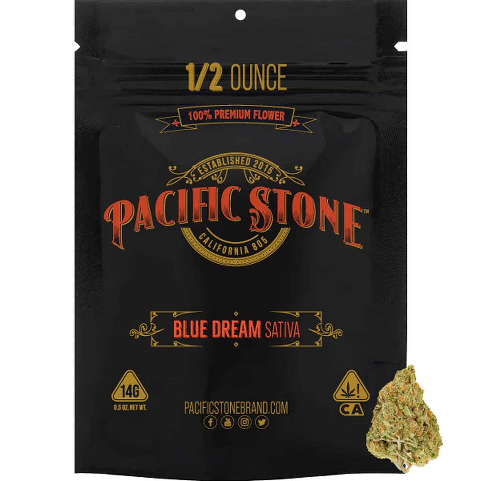 Photograph of product: Blue Dream [S] Prepack   Pacific Stone - 14g