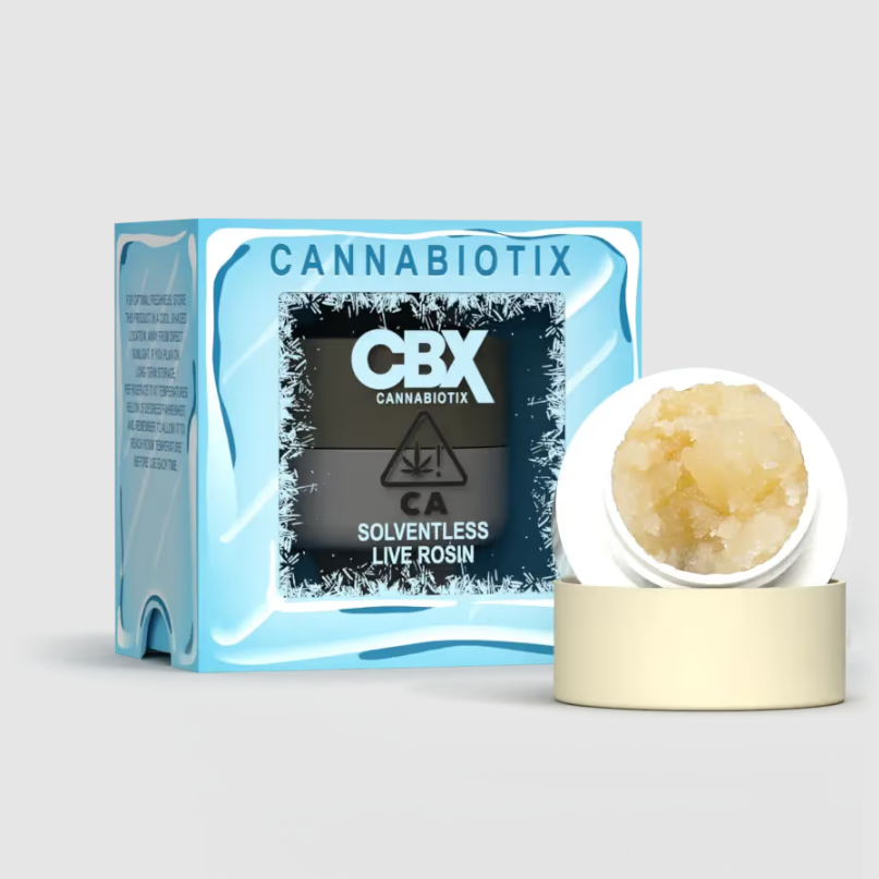 Photograph of product: Blue Flame OG Cold Cure Rosin Tier 1 CBX