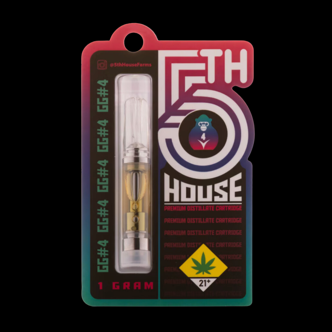Photograph of product: GG 4 DOH Approved Cartridge 5th House Farms