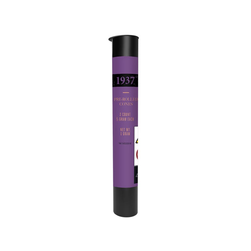 Photograph of product: 1937 | Triangle Larry OG | .5G 2PK Pre-Rolls