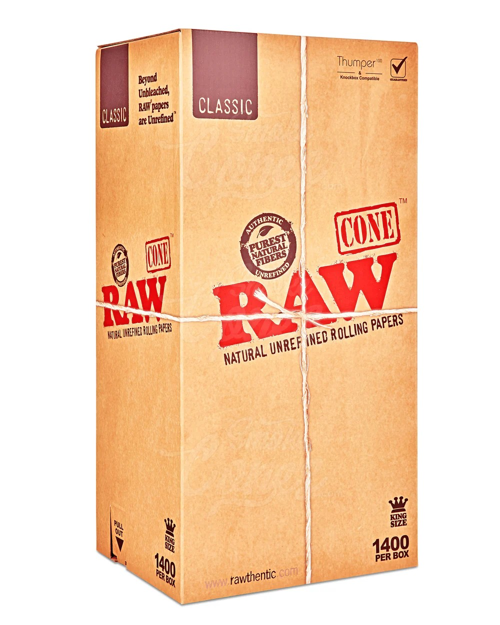 Photograph of product: RAW | 1400 Classic Cone Bulk Box - King Size
