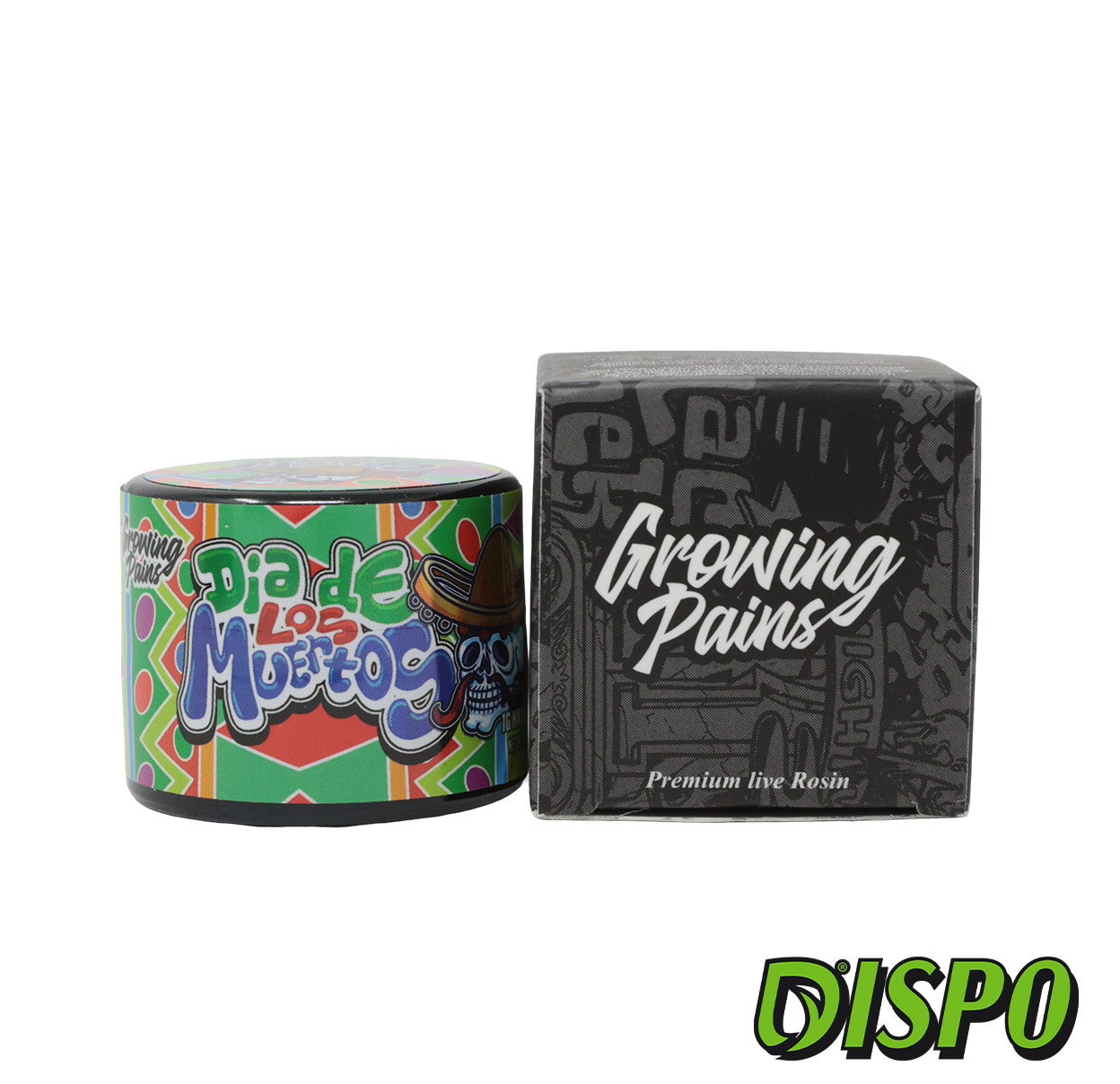 Photograph of product: Growing Pains - Los Muertos 1G Live au chocolat Rosin