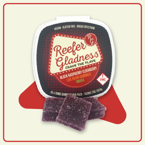 Photograph of product: Berry Berry Bliss Live Resin Gummies | 100mg