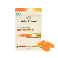 Photograph of product: Shattered Thoughts - Papaya - Gummy - 200mg